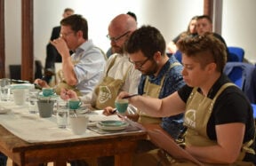 coffee carnival and barista champs judging