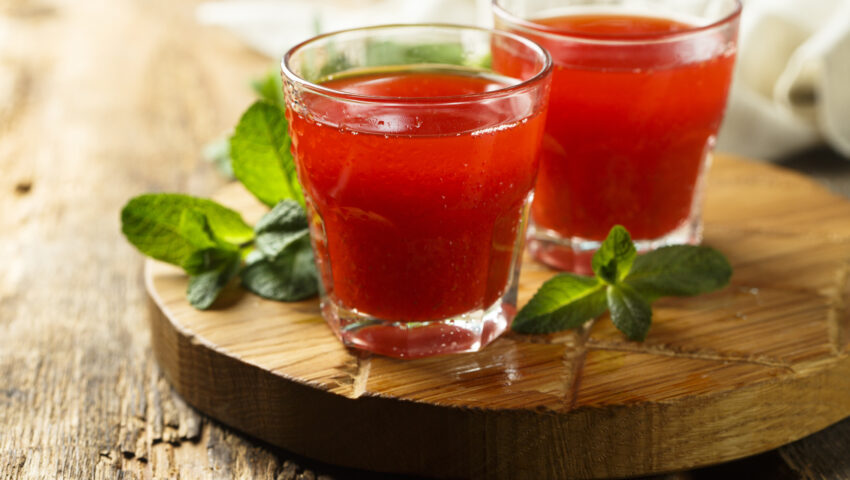 strawberry and watermelon lemonade