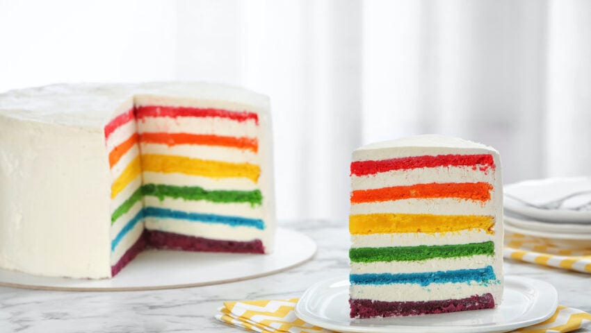 rainbow cake