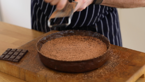 Light Dark Chocolate Tart