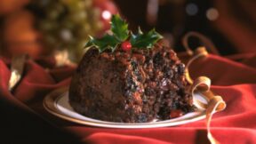 Leftover Christmas pudding