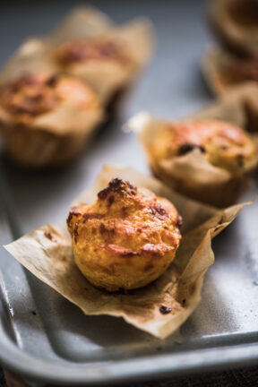 Waste cheese and mushroom cornbread